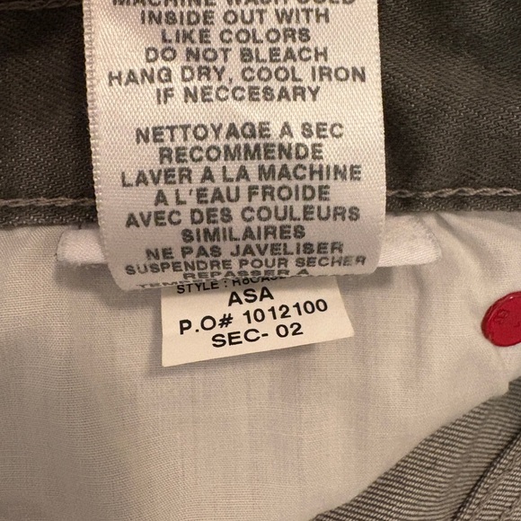 Joes Billy ankle grey Selvedge denim size 28 - Picture 10 of 10